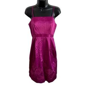 Lucy Paris Strappy Satin Fit And Flare Dress Size Medium